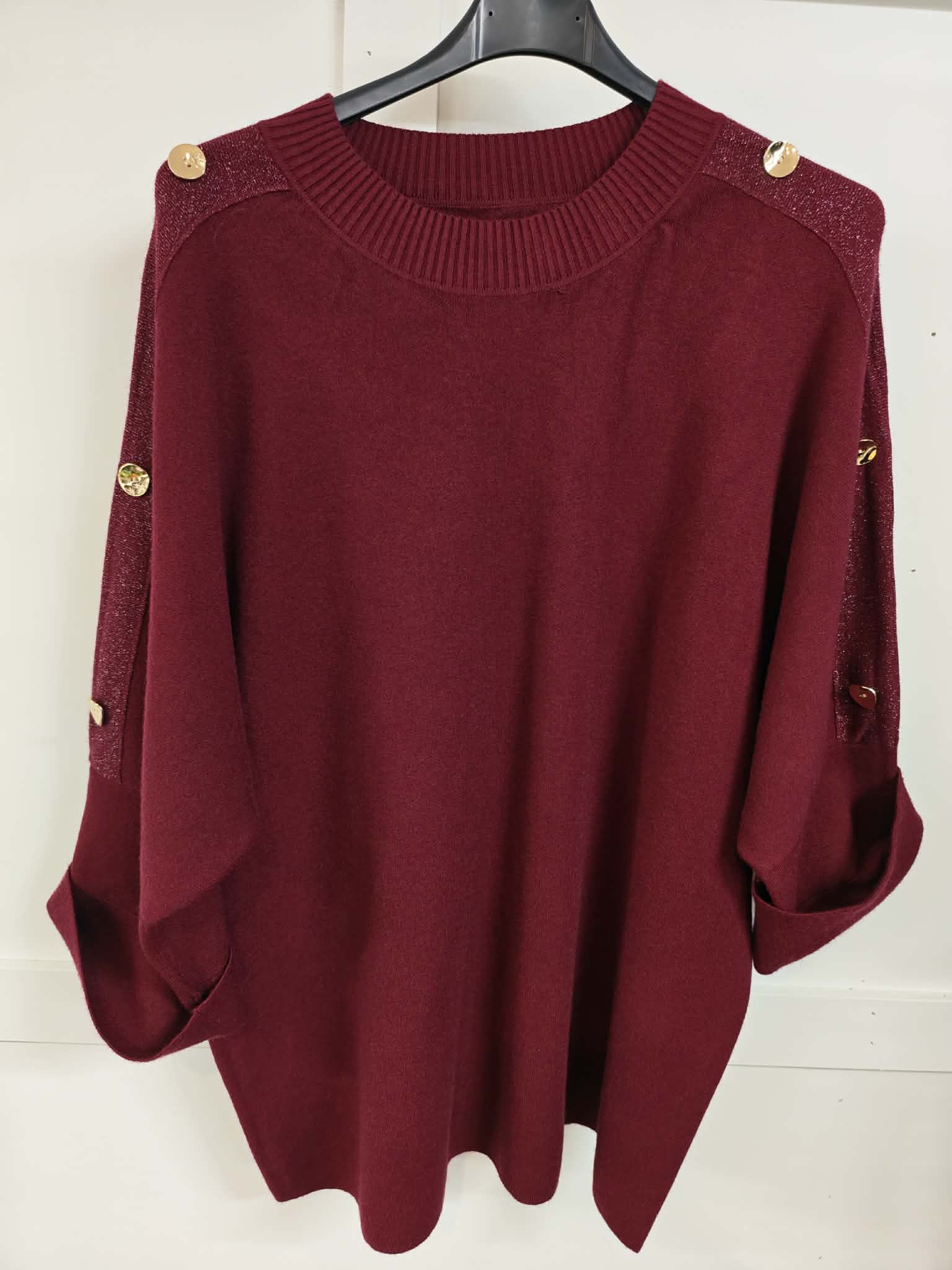 TEAGAN - Sparkle Button Jumper 14 to 24