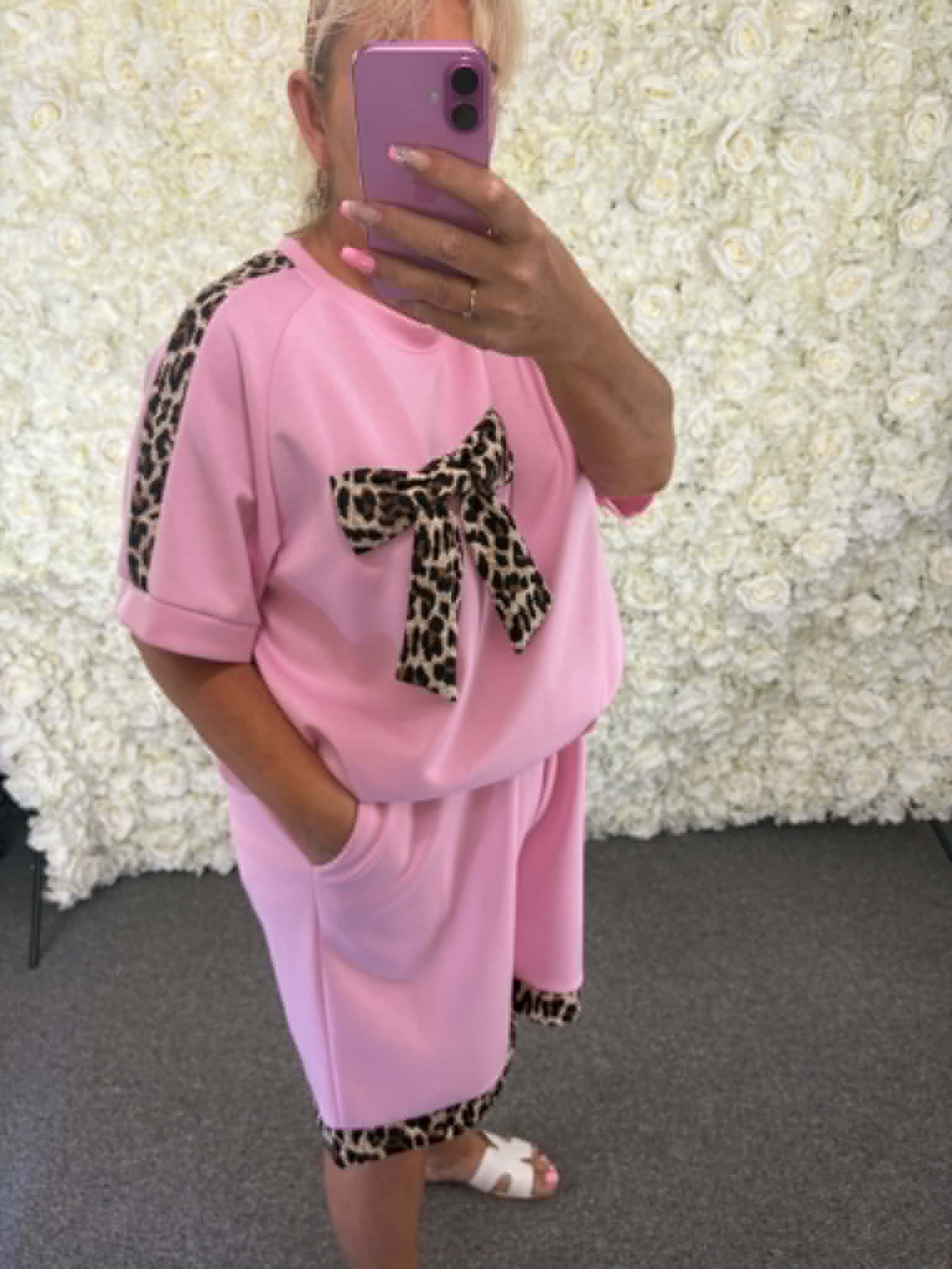 NORA - Leopard Print Detail Short Set 14 to 24