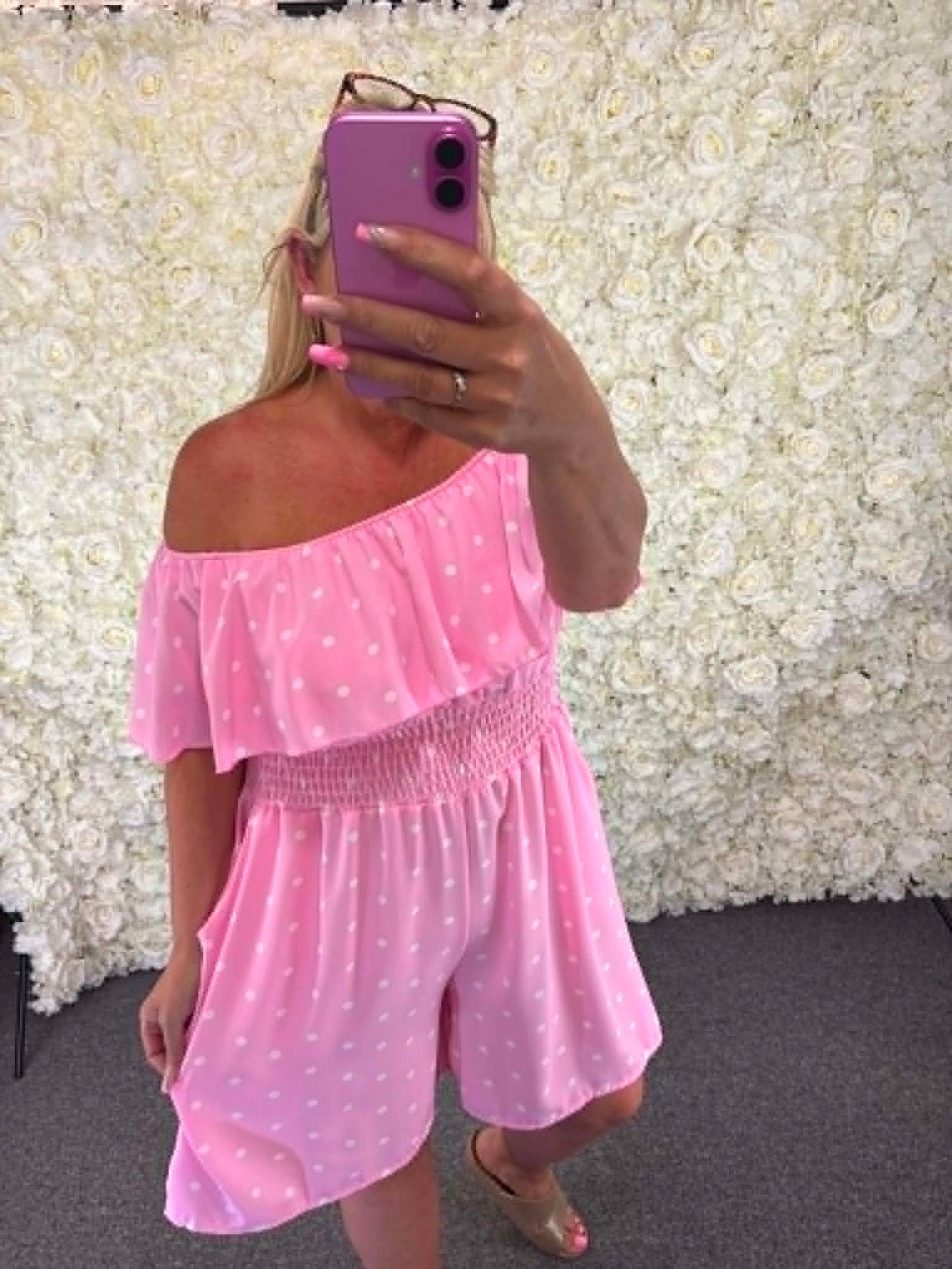 Lalya - Polka Dot Playsuit 14 to 24