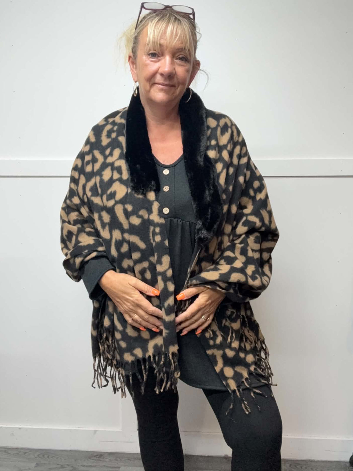 PRINCESS - Leopard Print Scarf/Shawl 12 to 30
