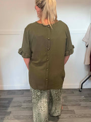 IVY - Button Back Blouse 14 to 24