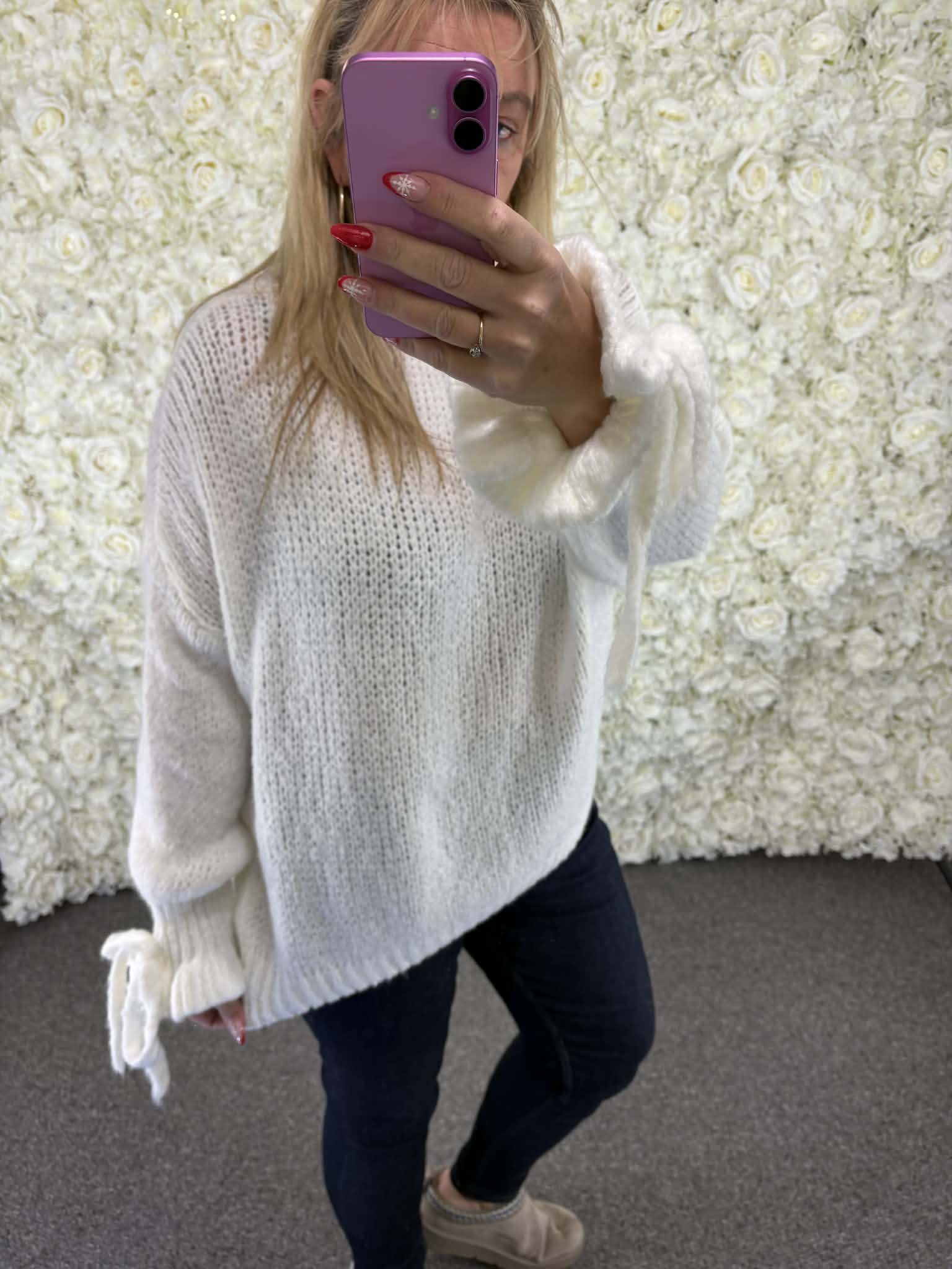 Layah - Bow Sleeve Jumper 14 to 24