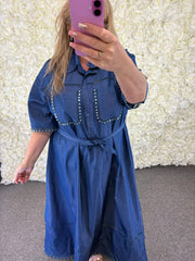 MIA - Luxury Denim Dress 14 to 22