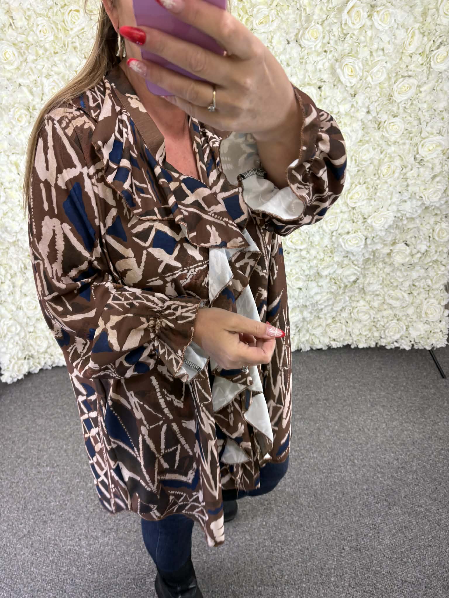 Zuri - Ruffle Blouse 14 to 24