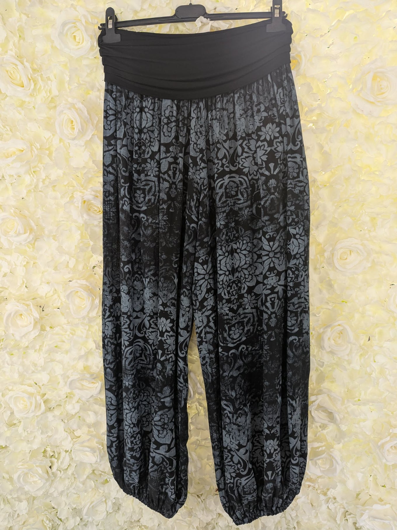 SILVIA - Floral Print Harem Trousers 12 to 24