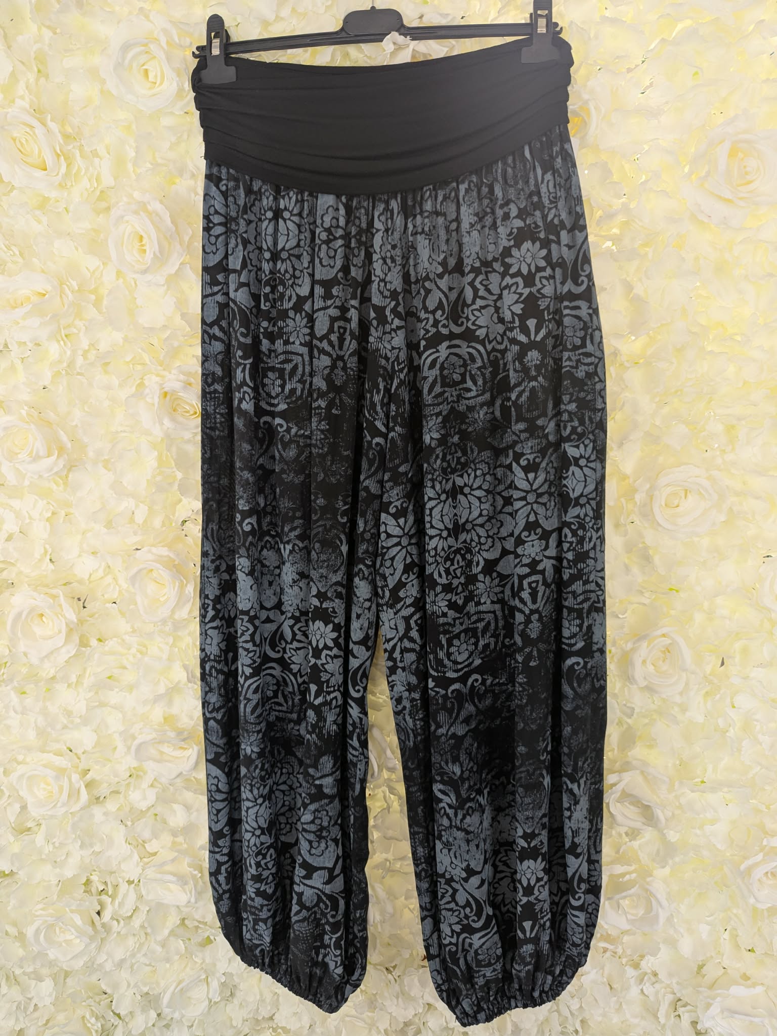 SILVIA - Floral Print Harem Trousers 12 to 24