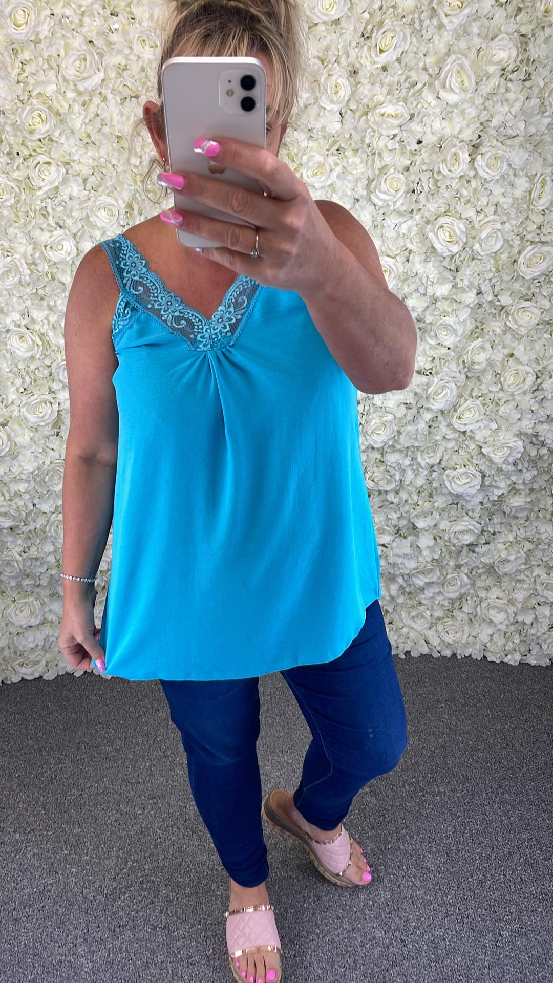 Jayla - Lace Strap Vest 12 to 22/24