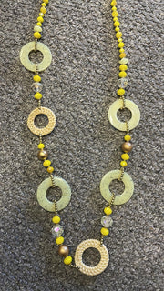 Josie - Beaded long necklace