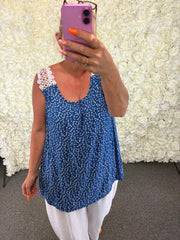 ANTONIA - Ditzy Print Vest 14/16 to 24/26