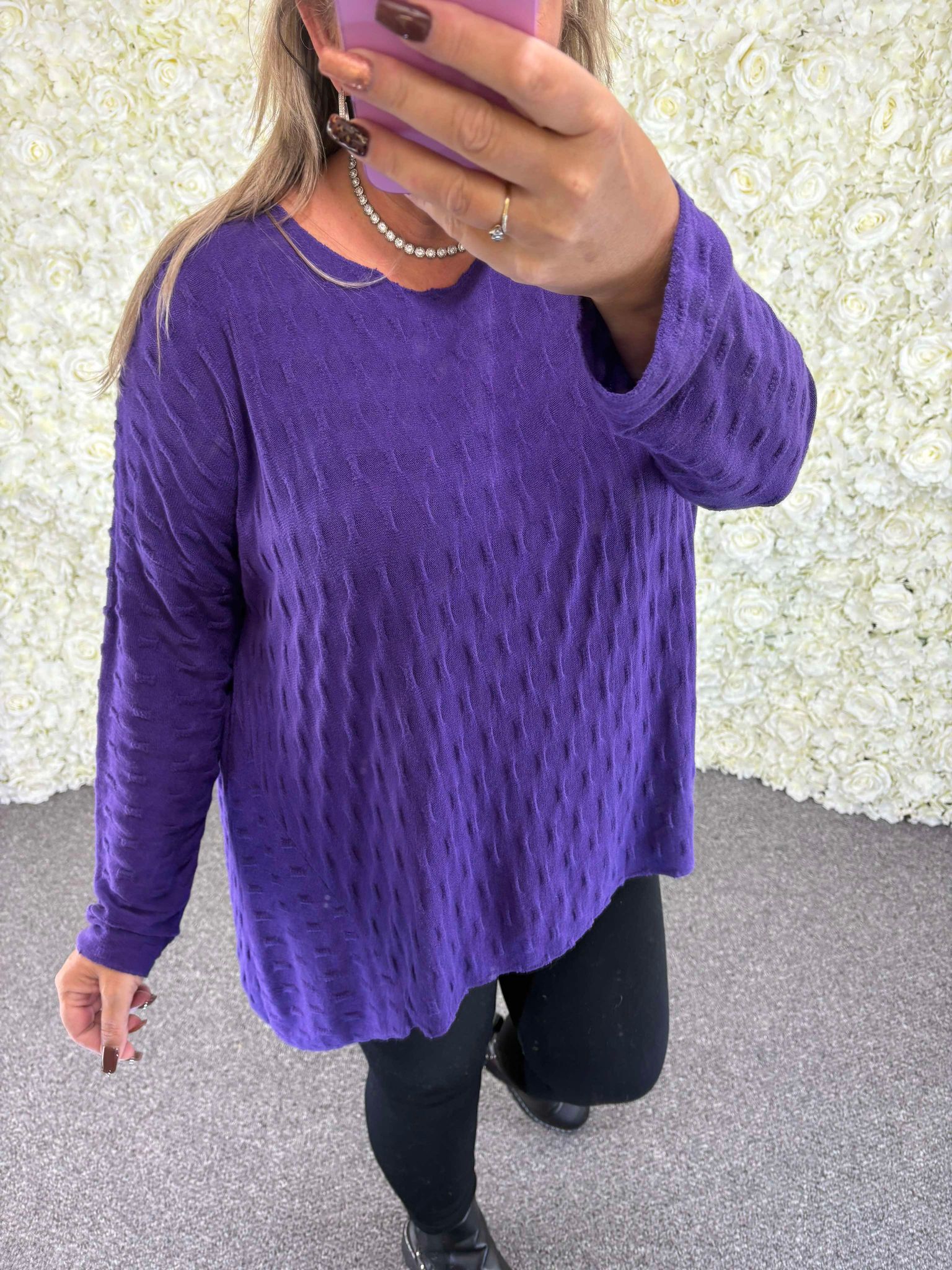 Rianna - Fine Knit Patterned Jumper 14 to 24