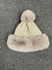 Cally - Faux Fur Bobble Hat