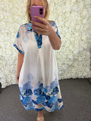 Anvie - Floral Shirt Dress 16 to 24