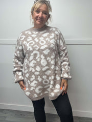 MADELYN - Animal Print Jumper 14 to 24