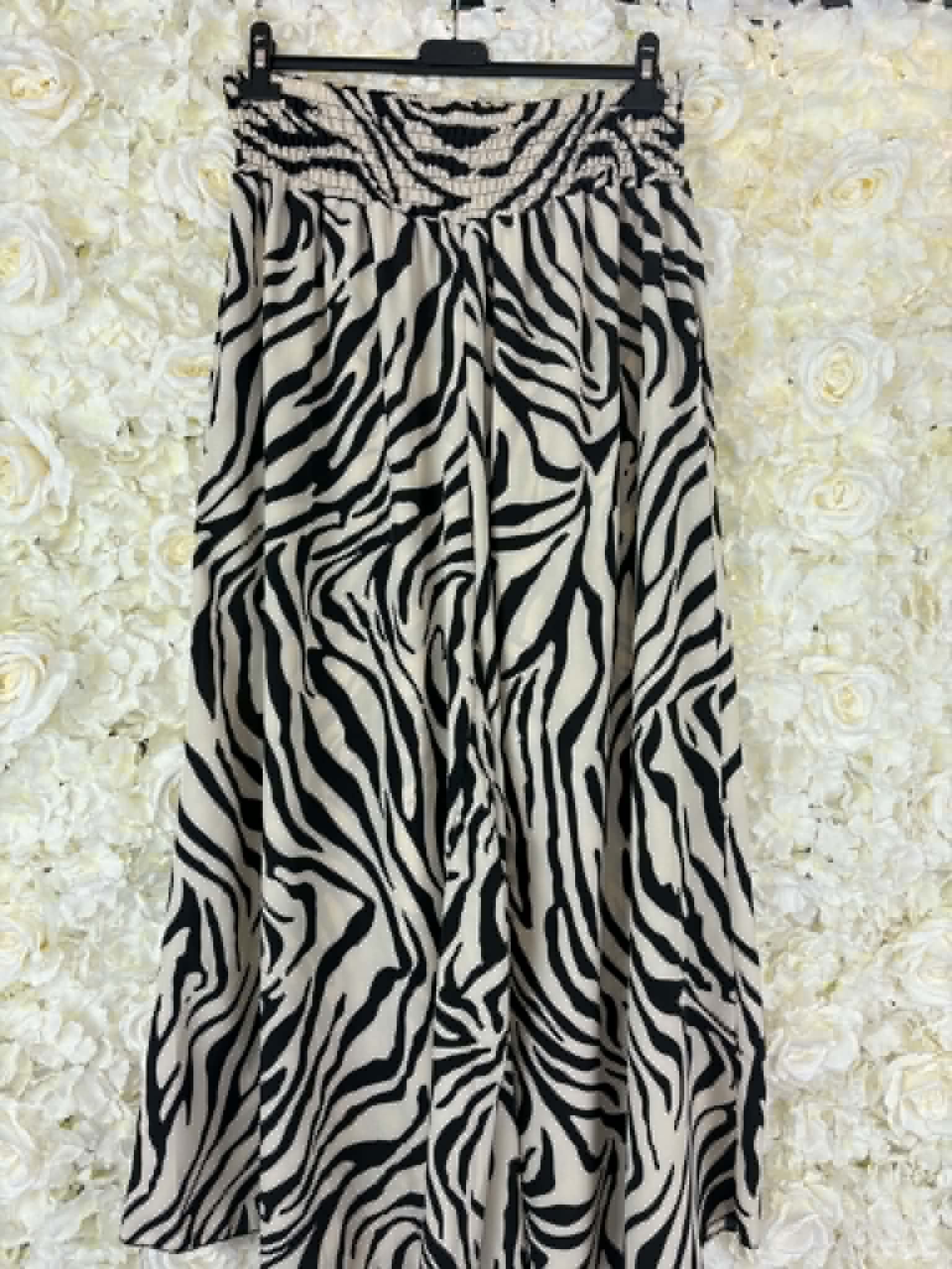 Zita - Zebra Print Trousers 14 to 24