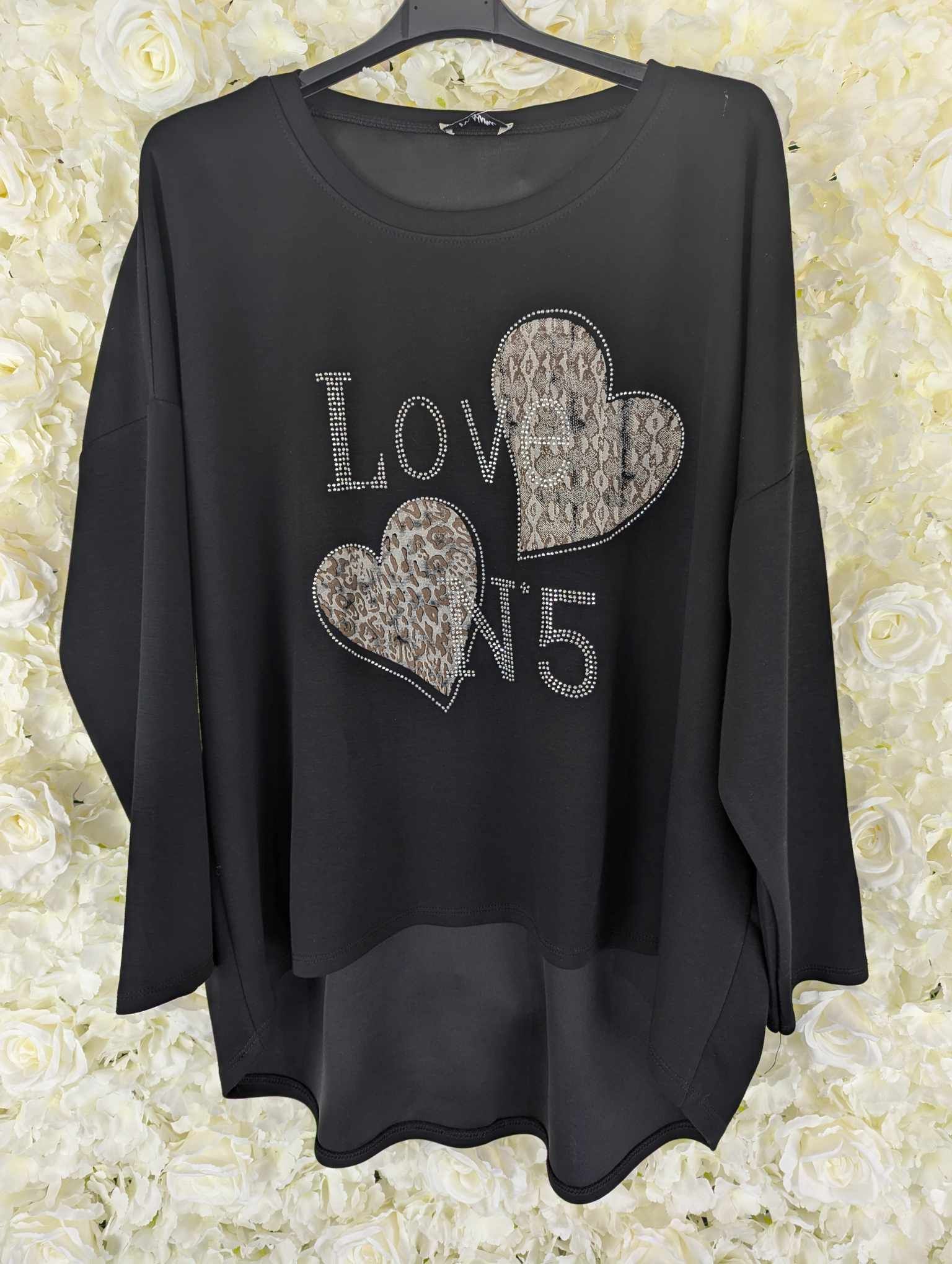 BLISS - Bling Heart Sweatshirt 12 to 22