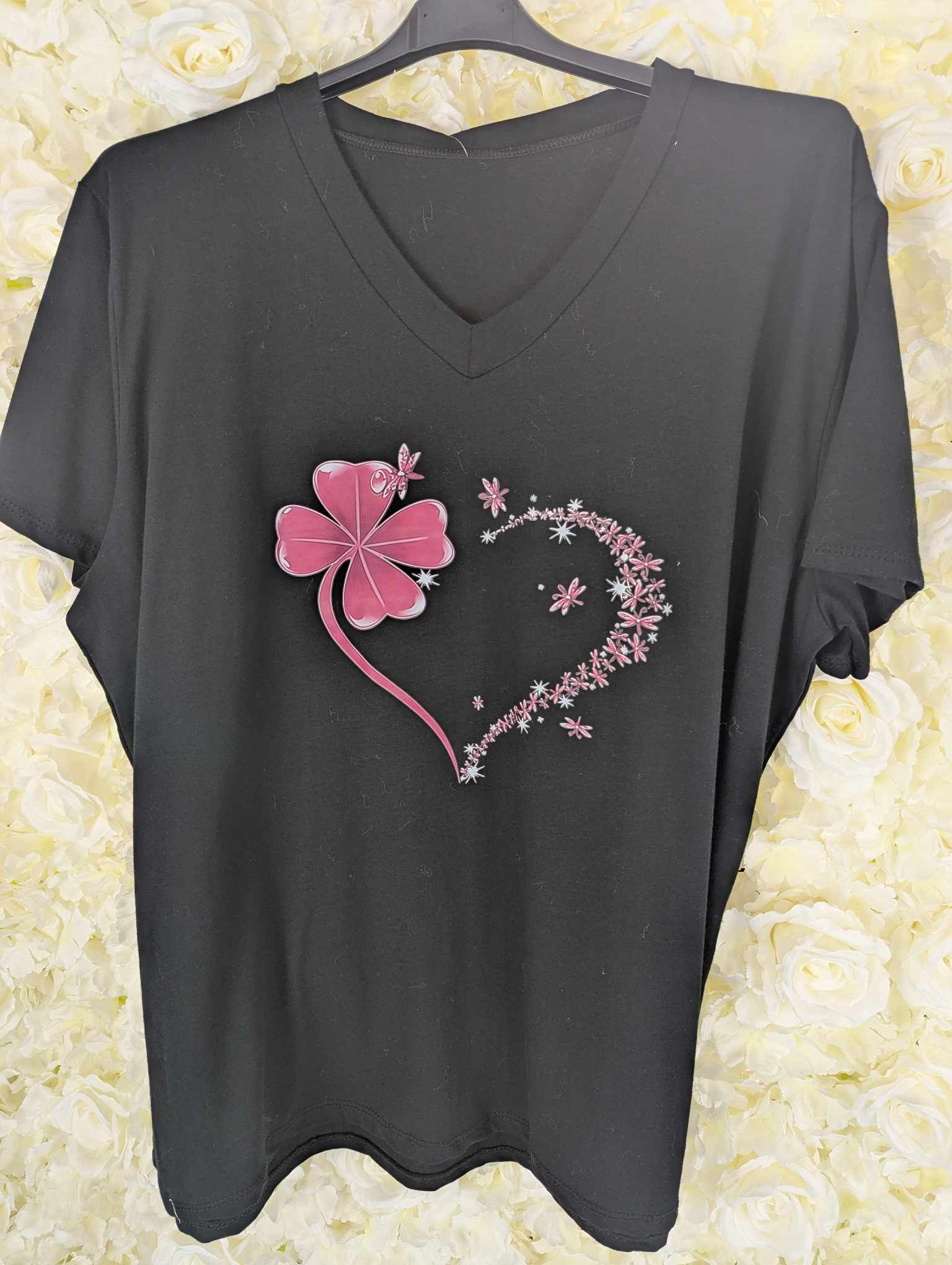 SLOANE - Butterfly Heart T-Shirt 14 to 24