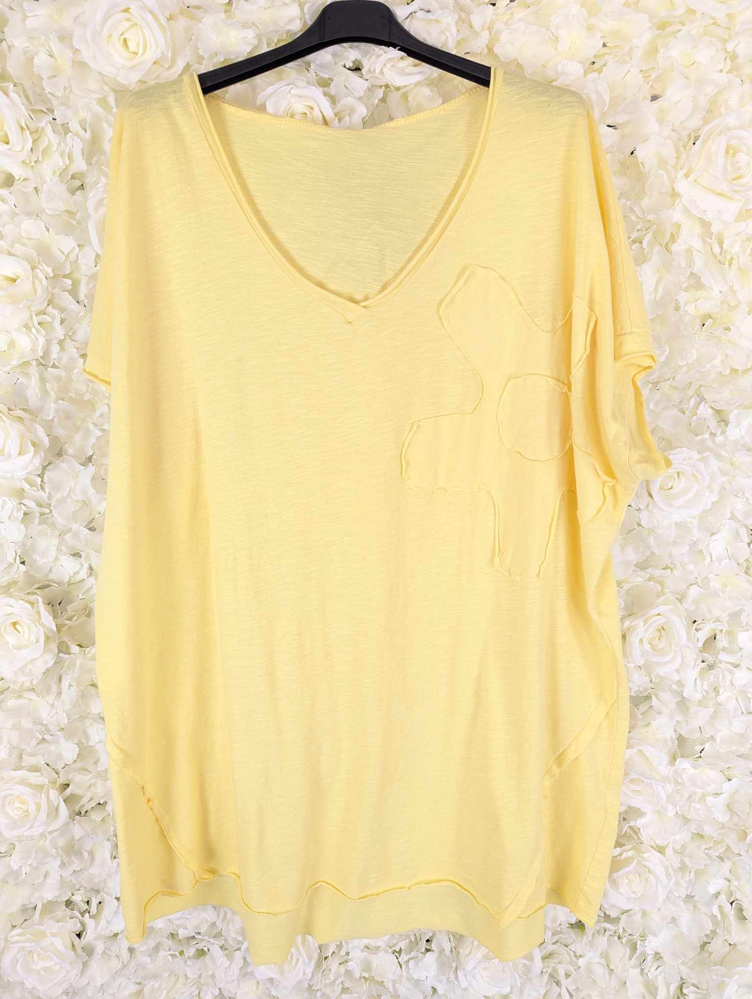 MILA - Flower Detail T-Shirt 14 to 24