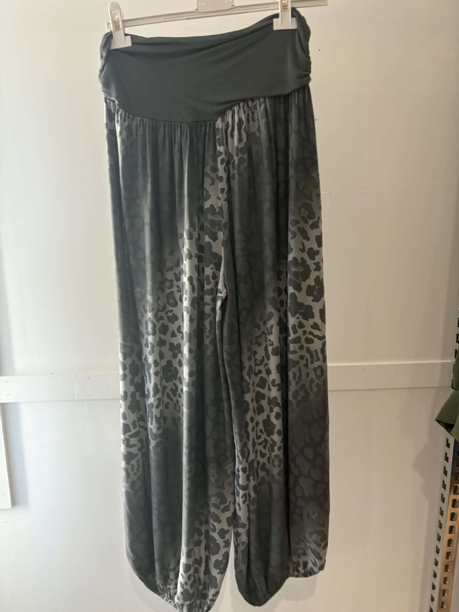 FRANCES - Animal Print Harem Trousers 12 to 24