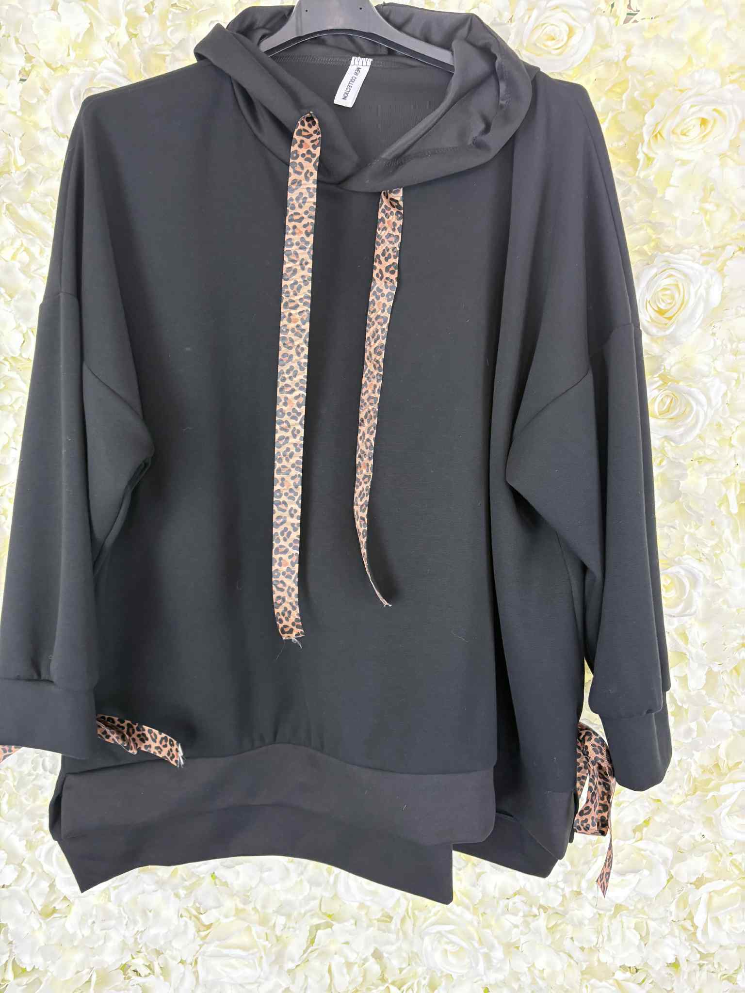 Tessa - Leopard Print Tie Hoodie 14 to 24