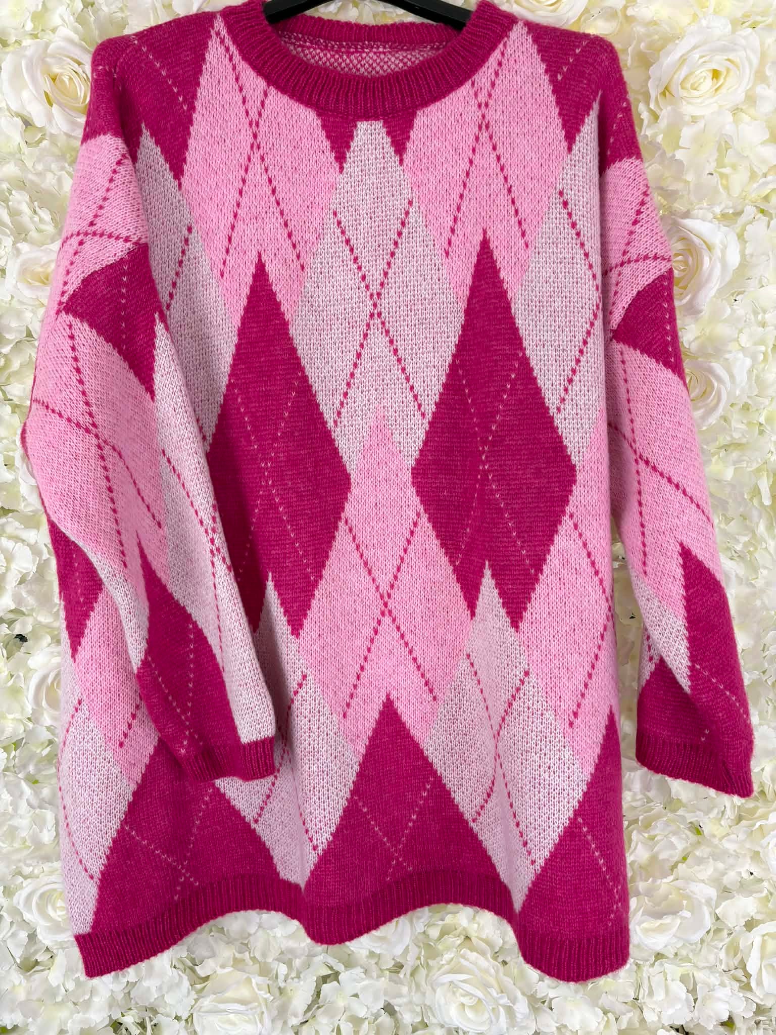 MADDOX - Argyle Pattern Jumper 12 to 24
