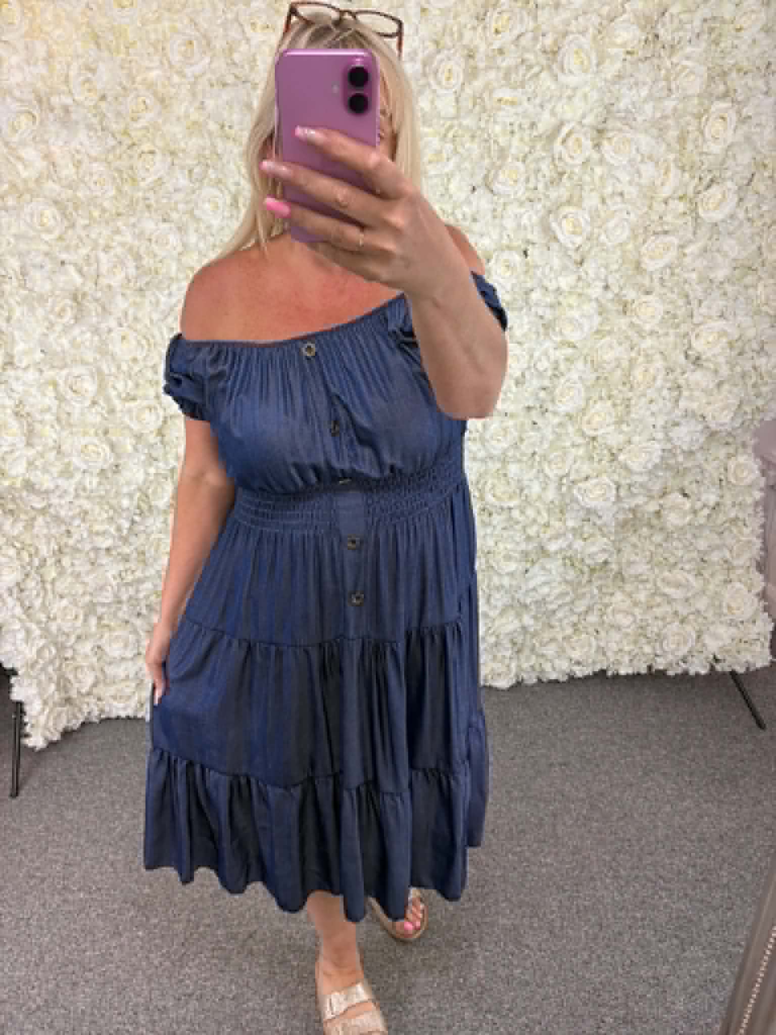 Selma - Denim Dress 12 to 22