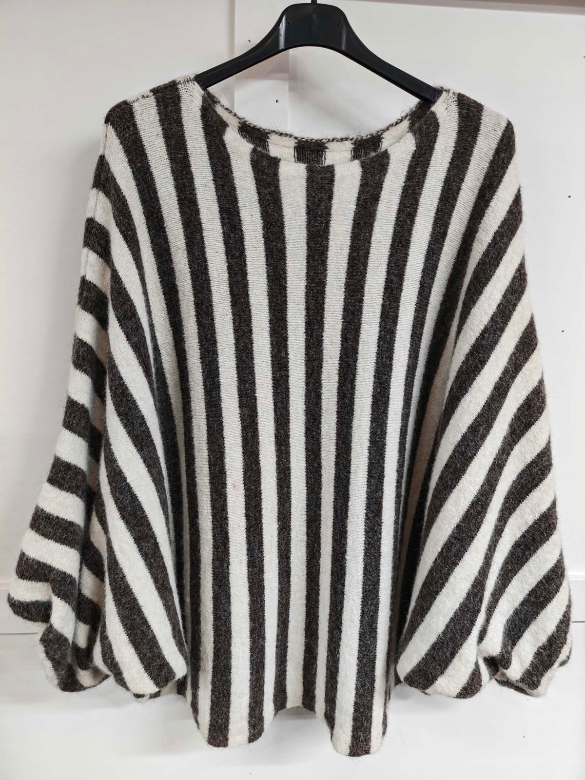 LIORA - Striped Bubble Sleeve Jumper 14 to 24/26