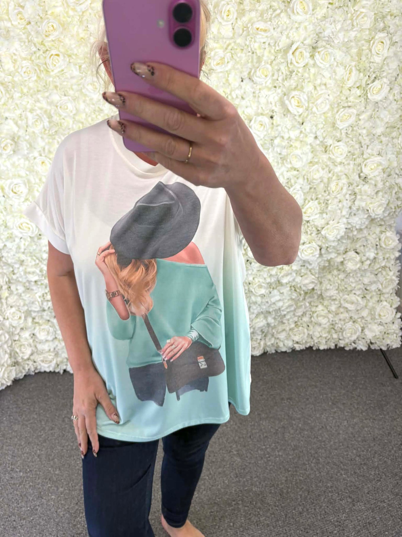 CHRISSY - Lady Print T-Shirt 14 to 24