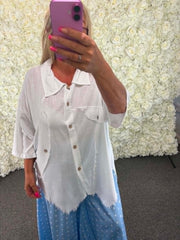 Hartley -  Plain Blouse 14 to 24