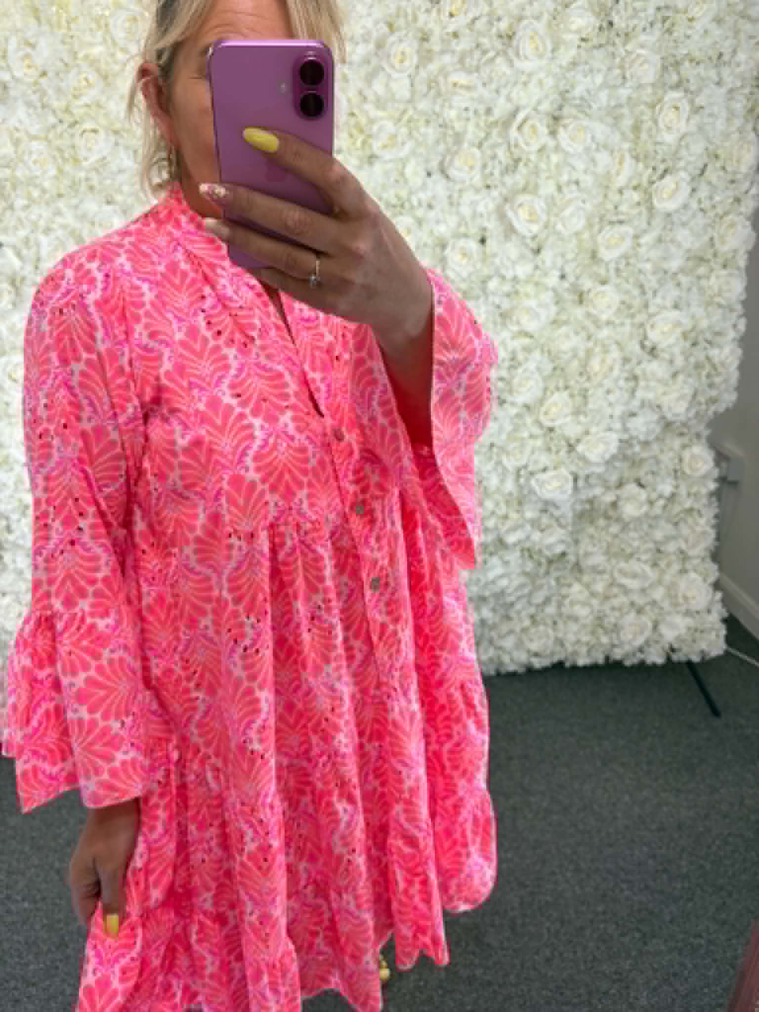 Pippi - Cotton Smock Dress 14 to 22