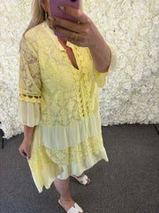 MARTINA - Lace Smock Dress 12 to 18/20