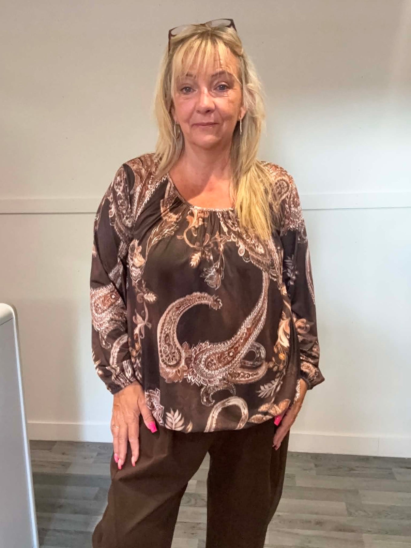 ARLA - Paisley Print Blouse 14 to 24