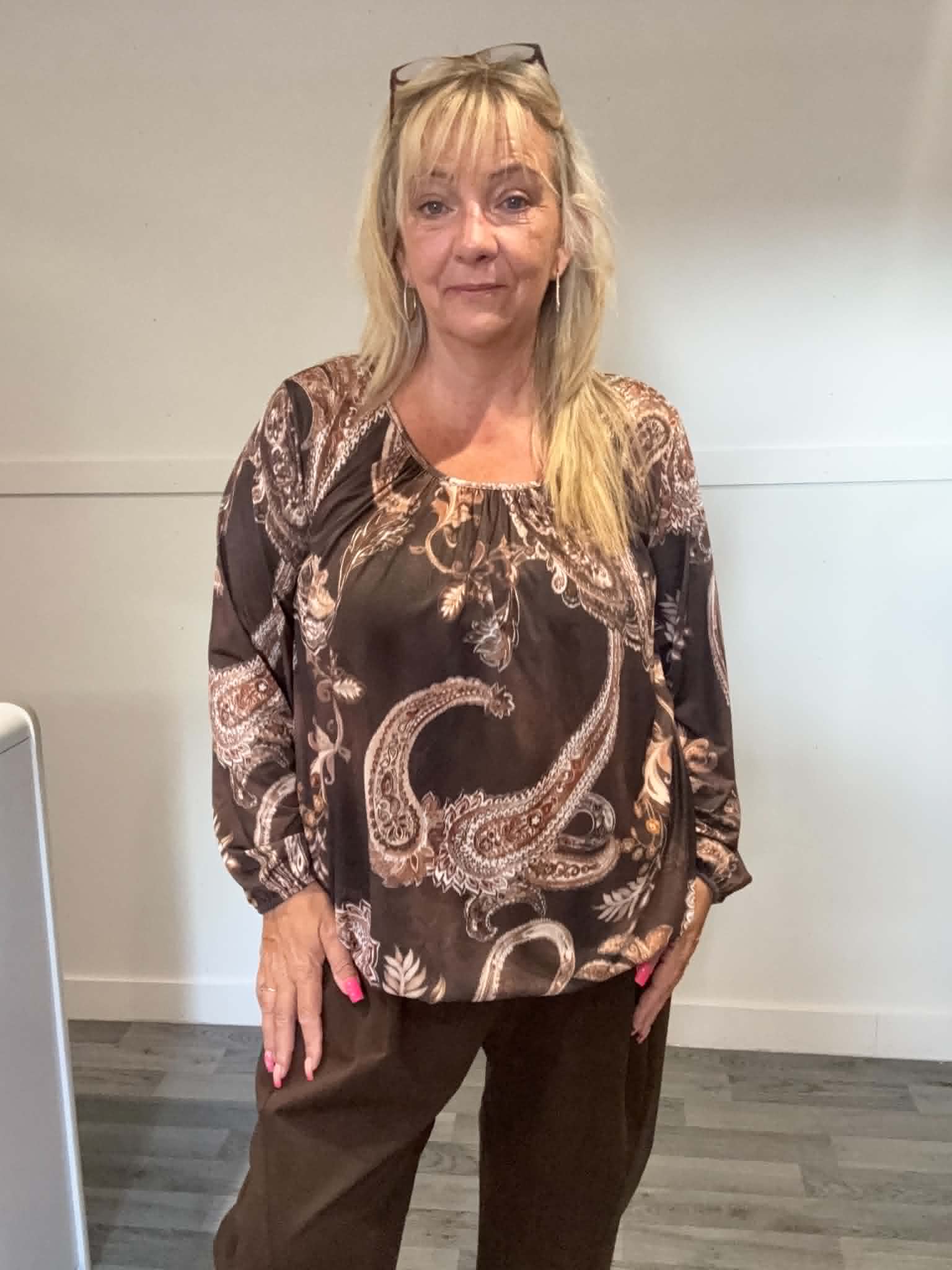 ARLA - Paisley Print Blouse 14 to 24
