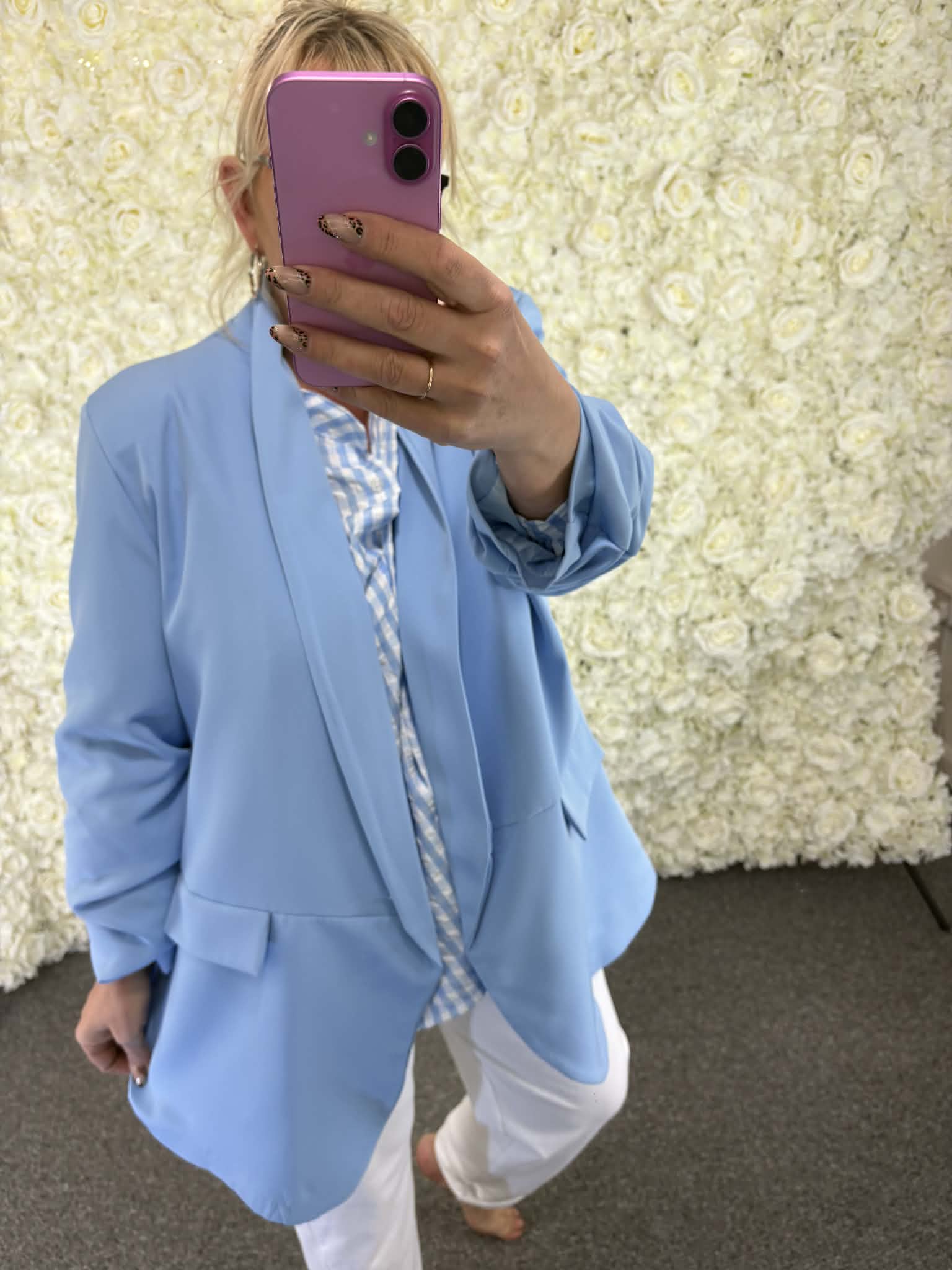 AYLA - Ruffle Arm Blazer 16 to 24