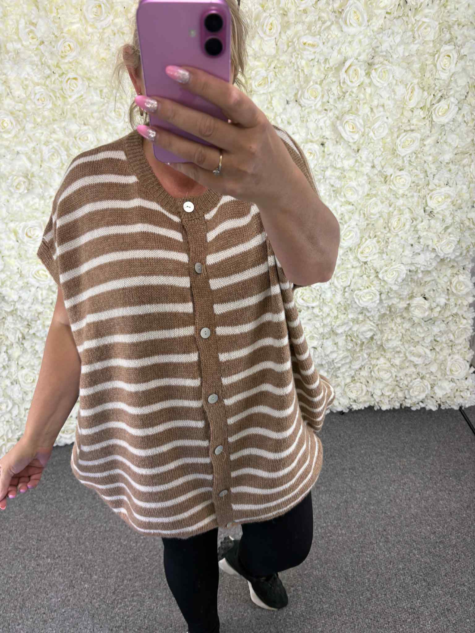 Celia - Striped Cardigan 16 to26