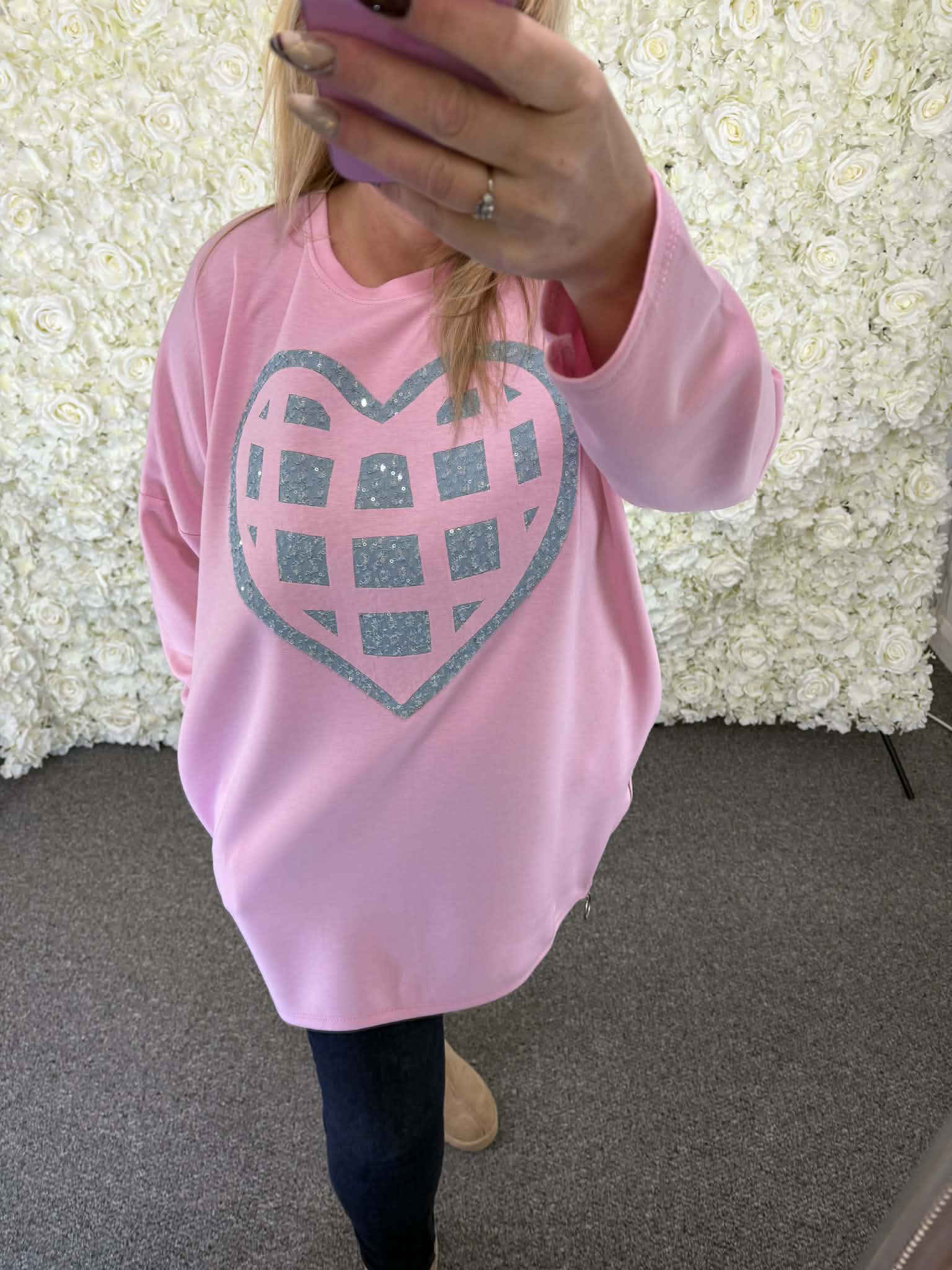 Penny - Heart Sweatshirt 14 to 24