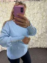 Ottie - Button Sleeve Jumper 12 to 22/24