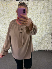 Lilla - Tie Up Blouse 16 to 24