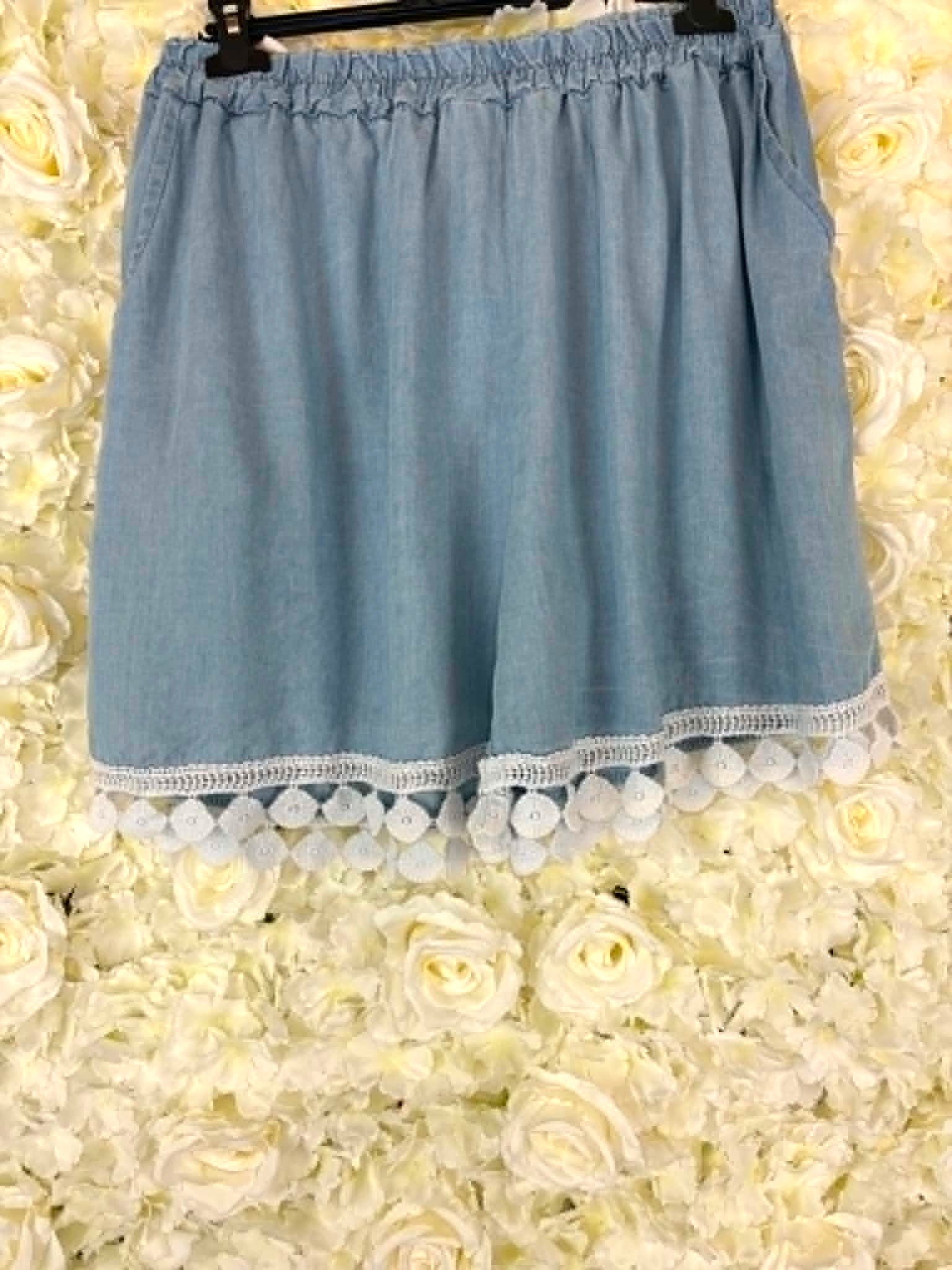 JOSEPHINE - Denim Shorts 14 to 24