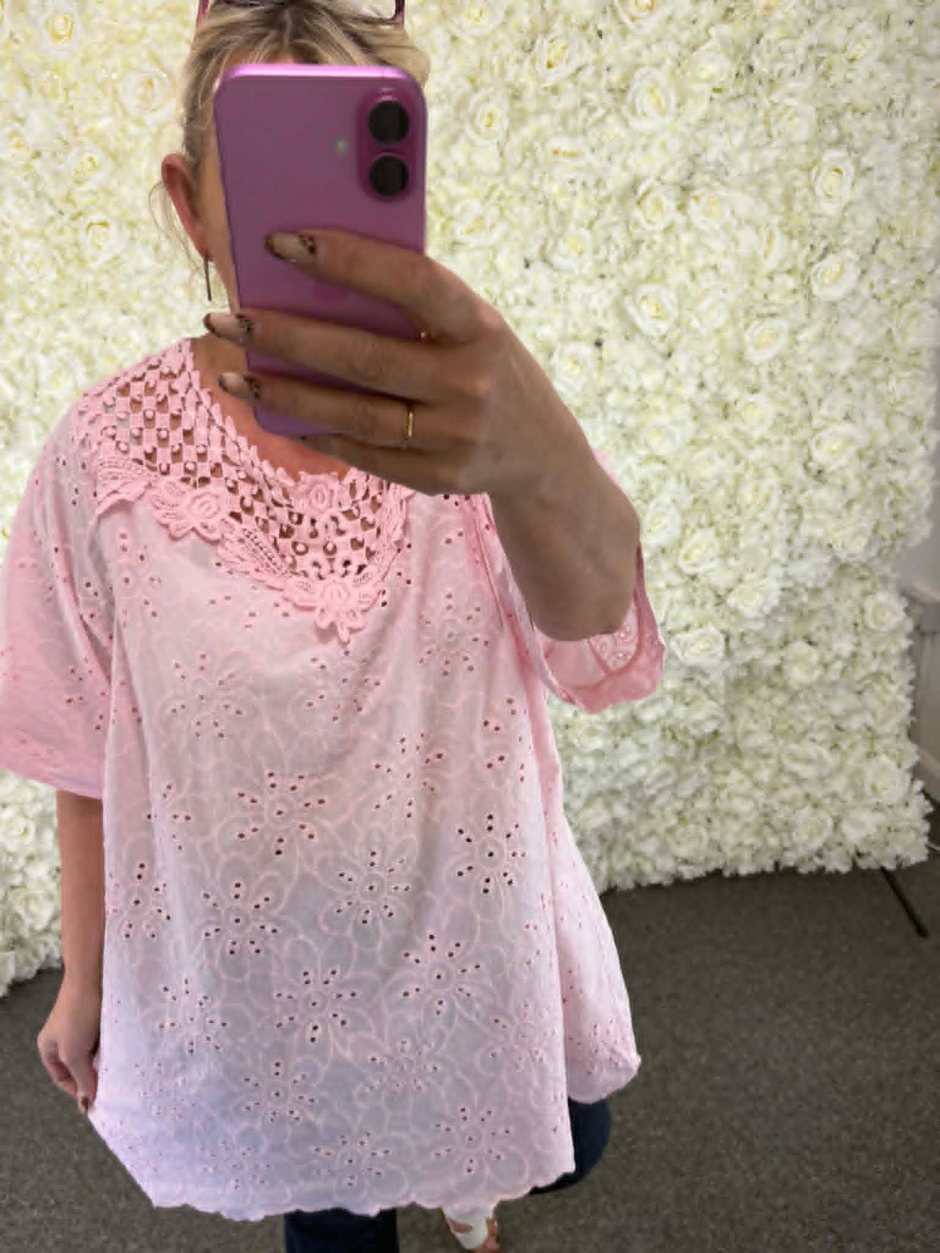 SHELLEY - Crochet Blouse 16 to 24