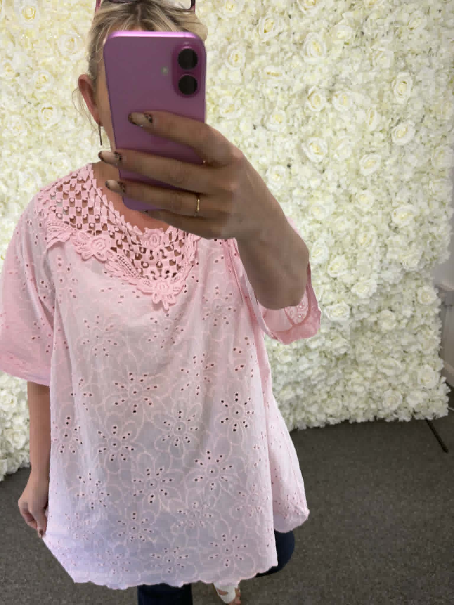 SHELLEY - Crochet Blouse 16 to 24