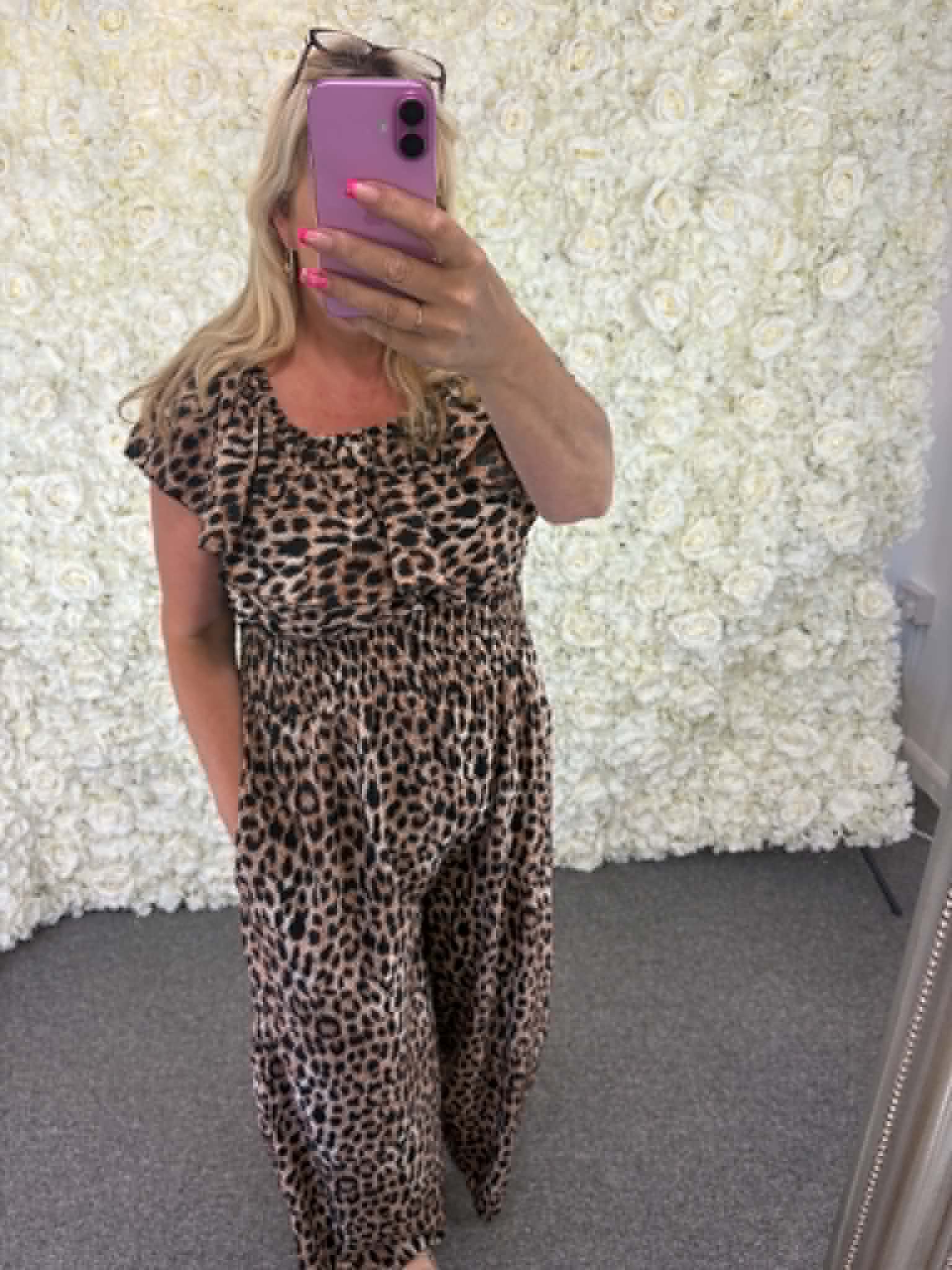 ARIS - Leopard Print Jumpsuit 14 to 22/24