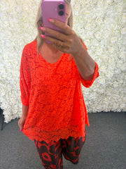 Leora - Lace Blouse 14 to 24