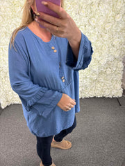 Polly - Button Blouse 16 to 22/24