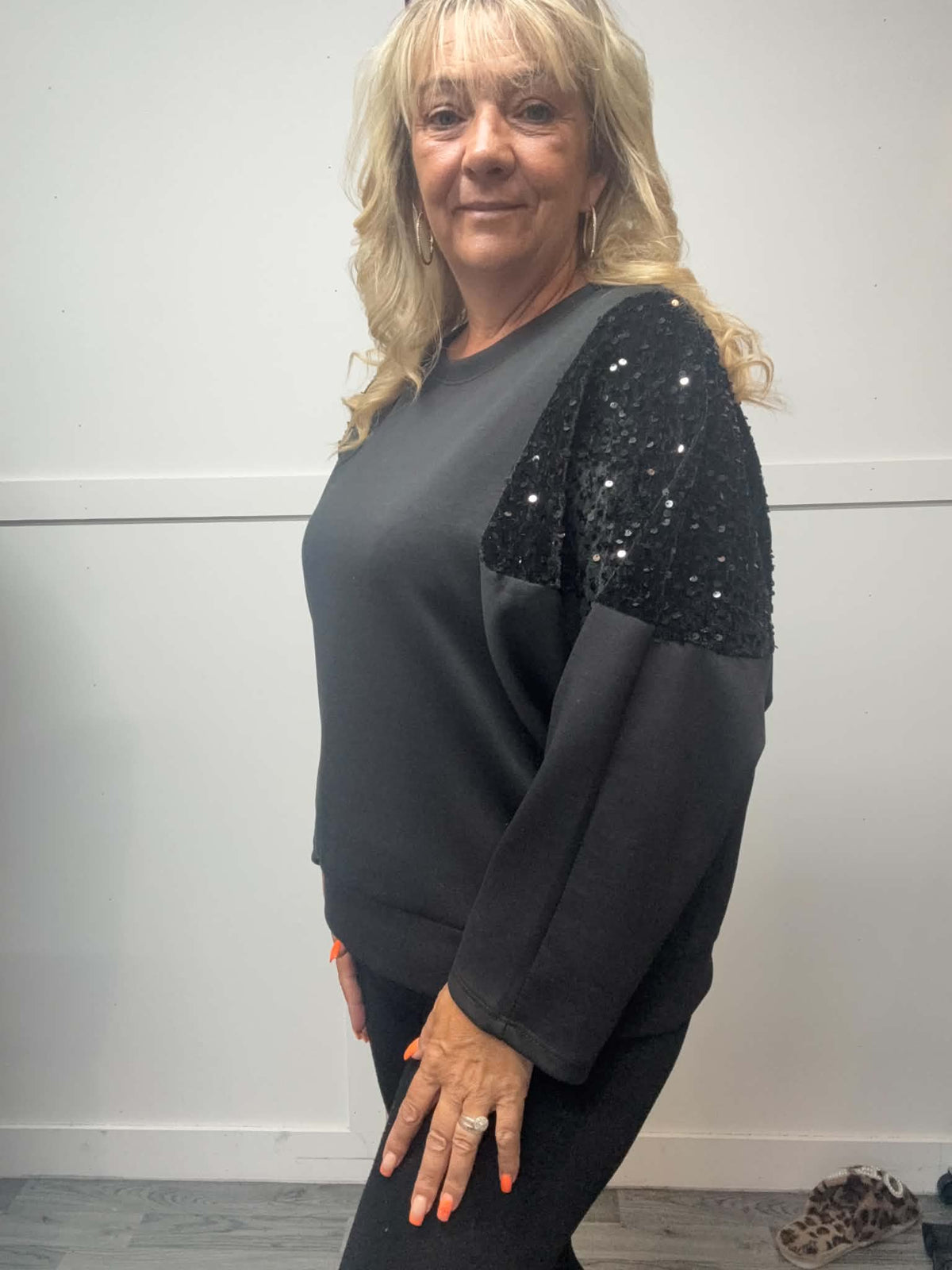 MAYA - Sequin Sweatshirt 12 to 16/18