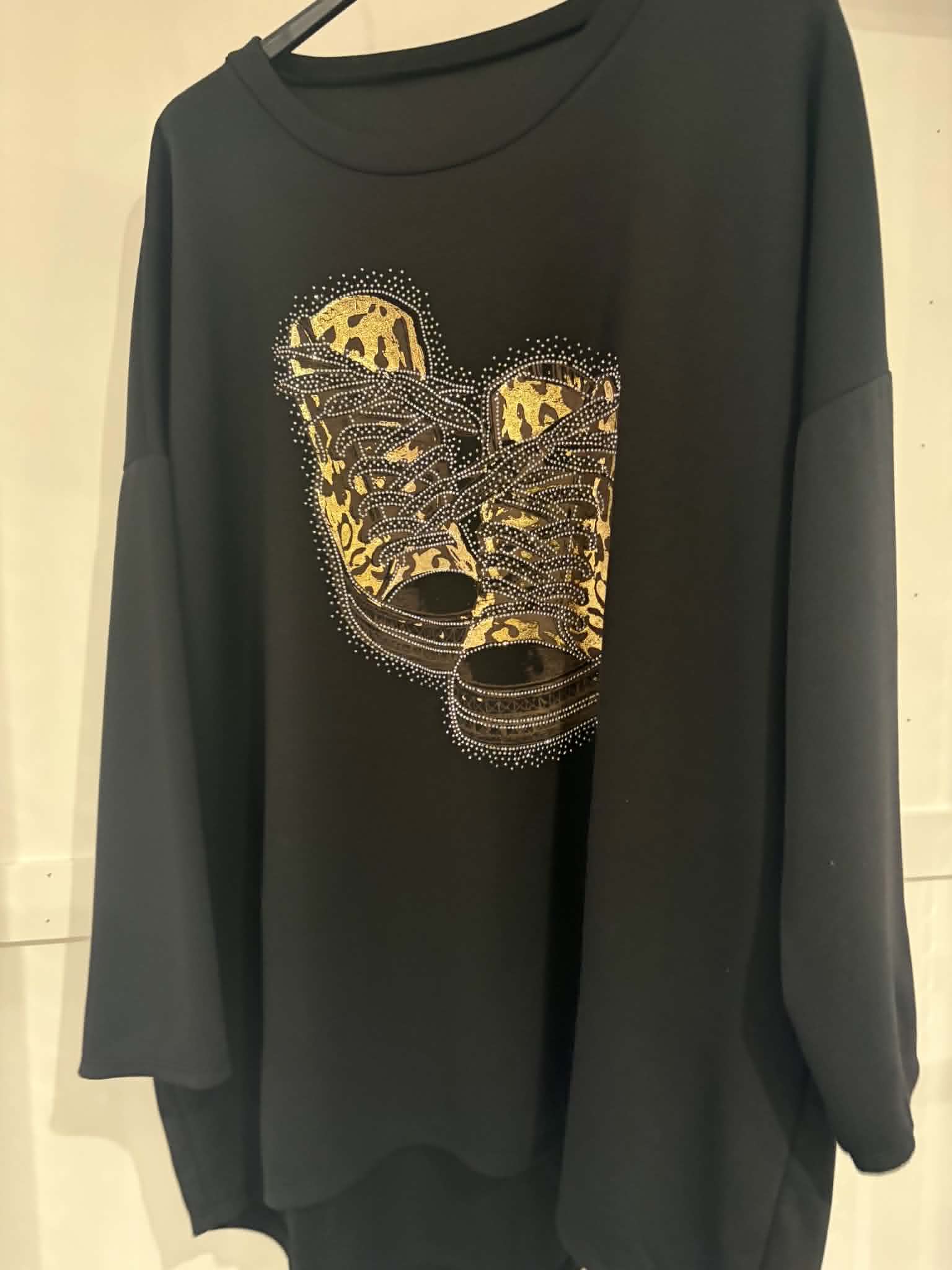 MARETTA - Bling Scuba Sweatshirt 14 to 24