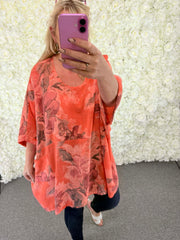 DONATA - Floral Print Blouse 16 to 24/26