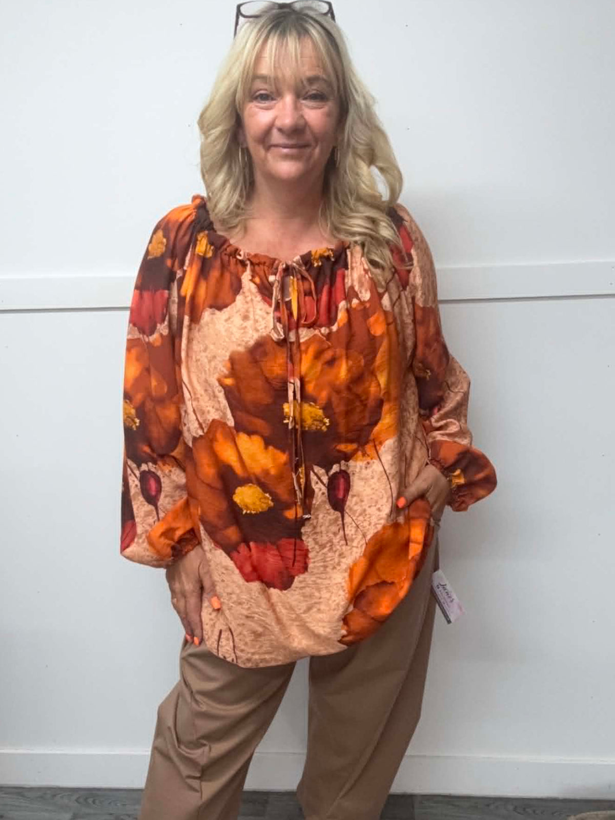 ELIZABETH - Floral Blouse 14 to 24