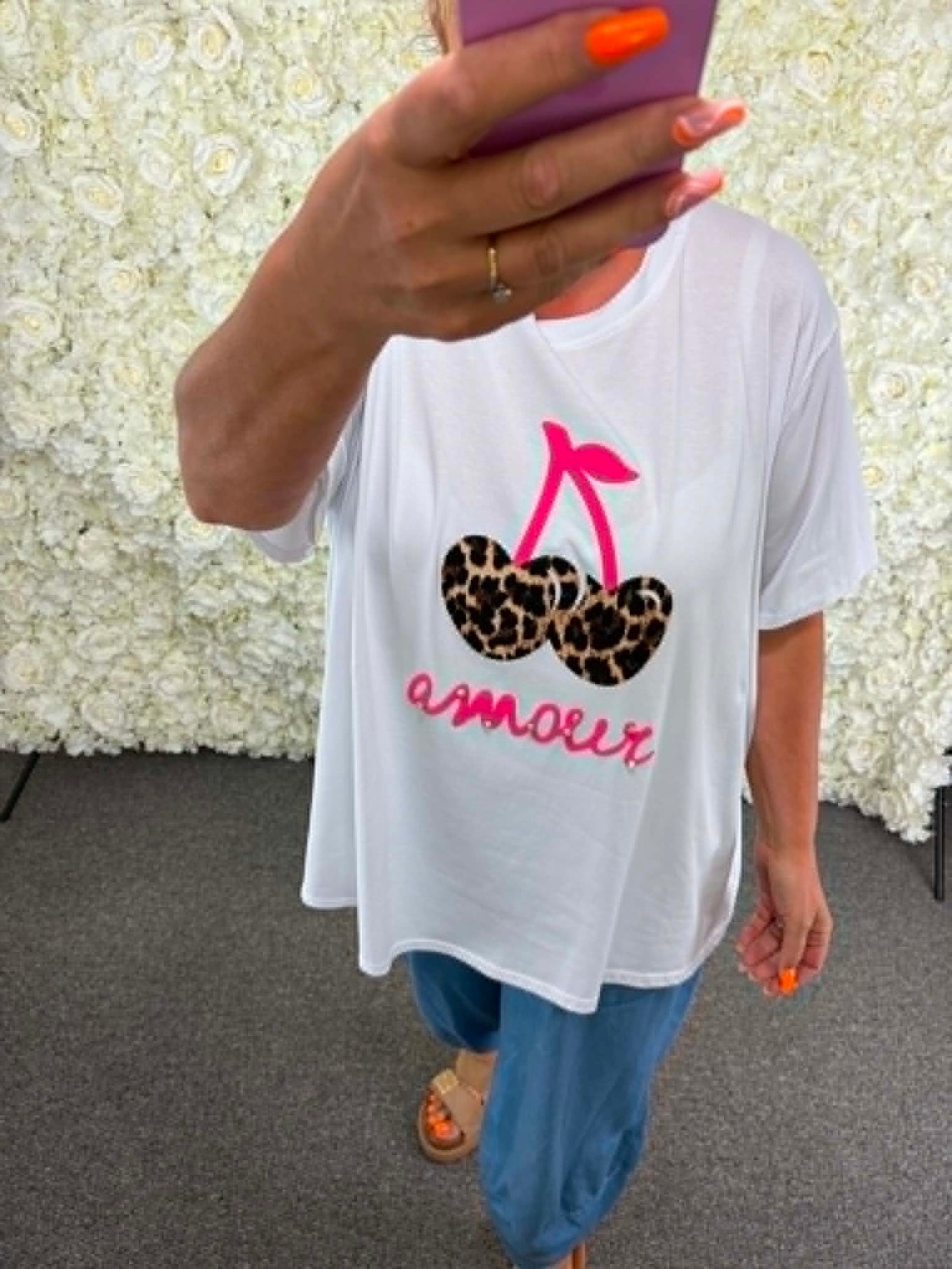 ELISE - Cherry T-Shirt 14 to 24