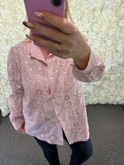 Cassy - Lux Sequin Blouse 12 to 18
