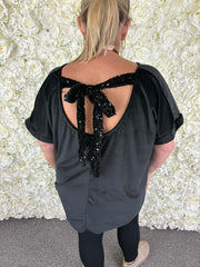 Connie - Sequin Bow Top 16 to 24